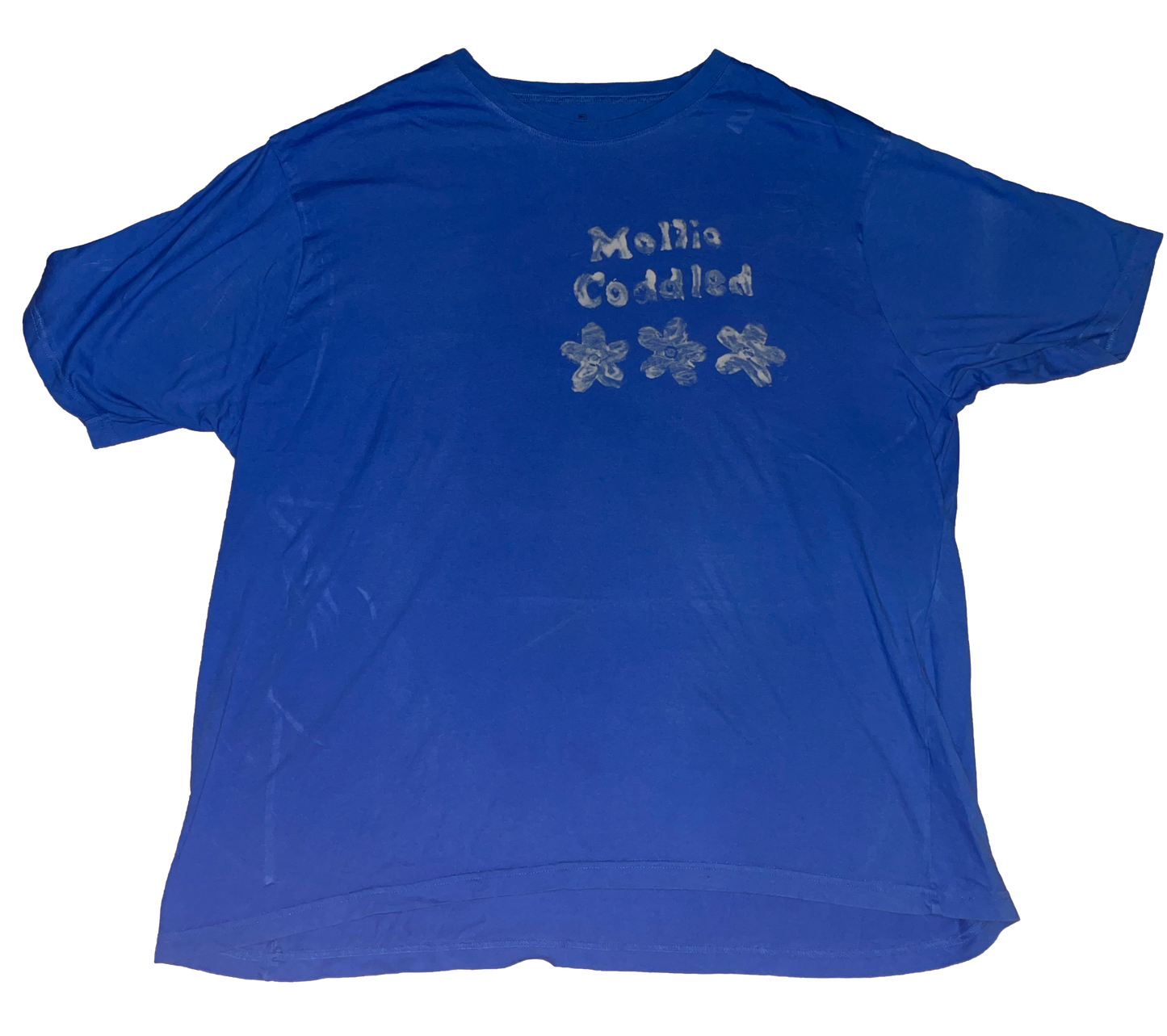 Blue Mollie Coddled Bleach Tee - XXL