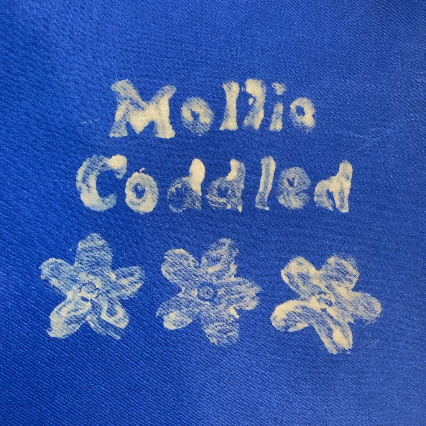 Blue Mollie Coddled Bleach Tee - XXL