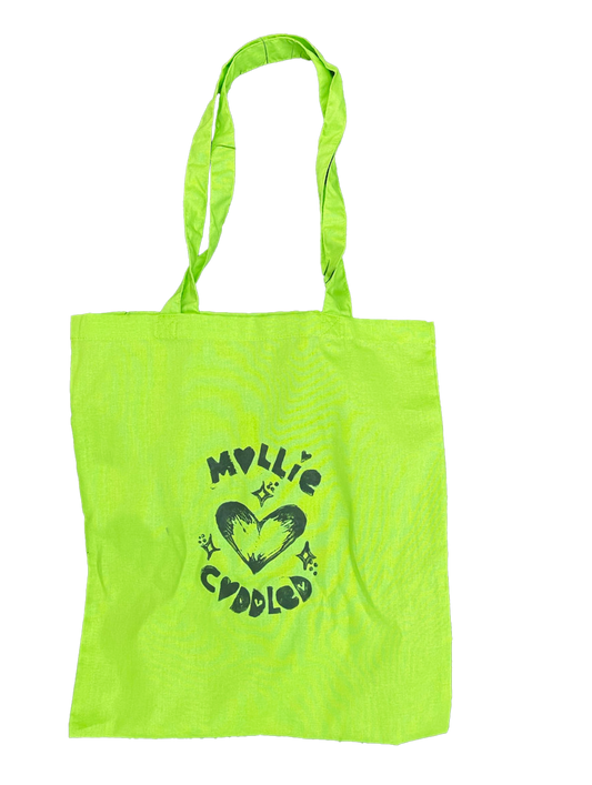 Lime Green Mollie Coddled Tote Bag